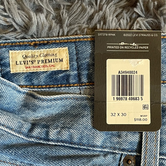 Levi's Baggy Dad Light Blue Jeans - Picture 5 of 5